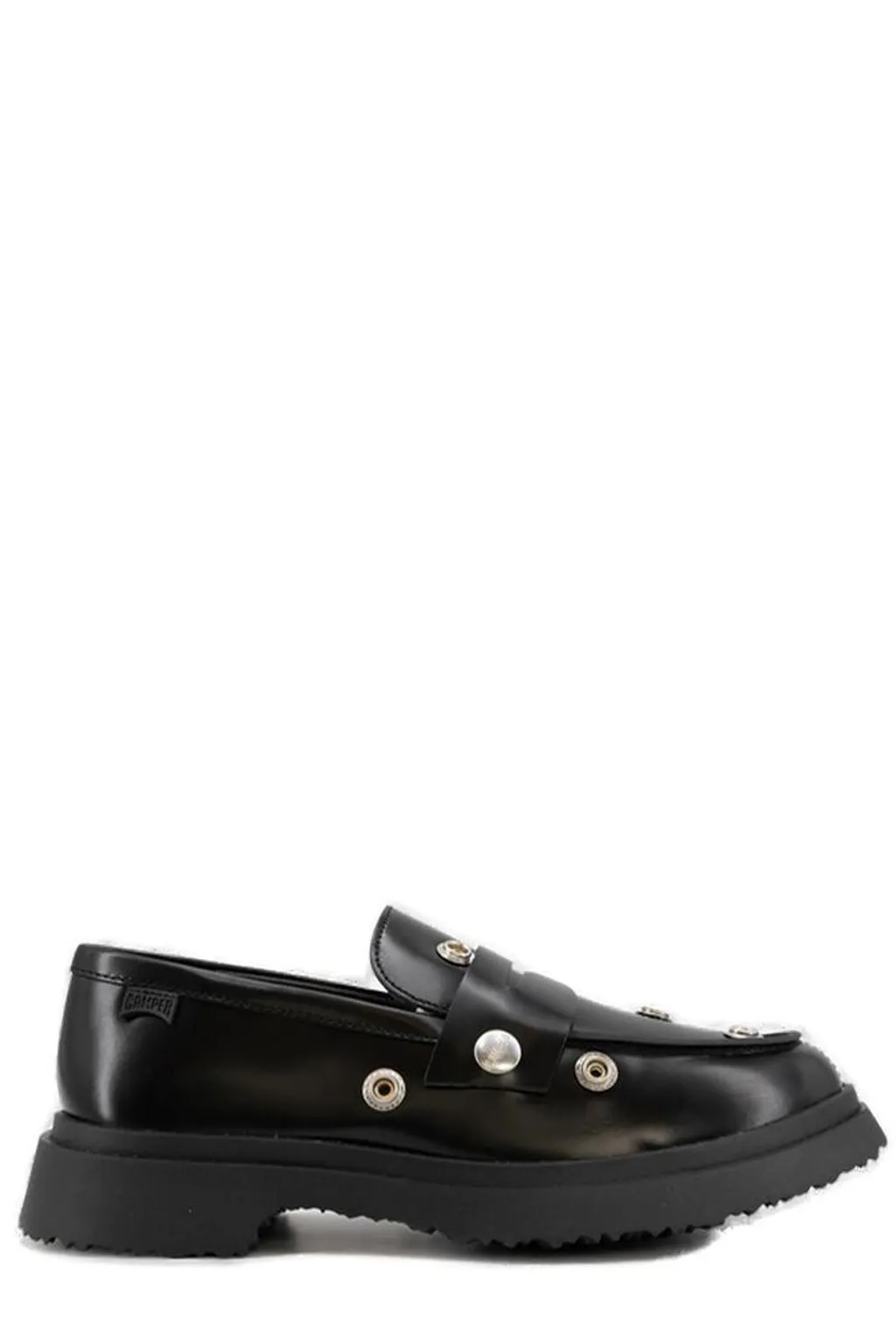Press-Stud Detailed Slip-On Moccasins