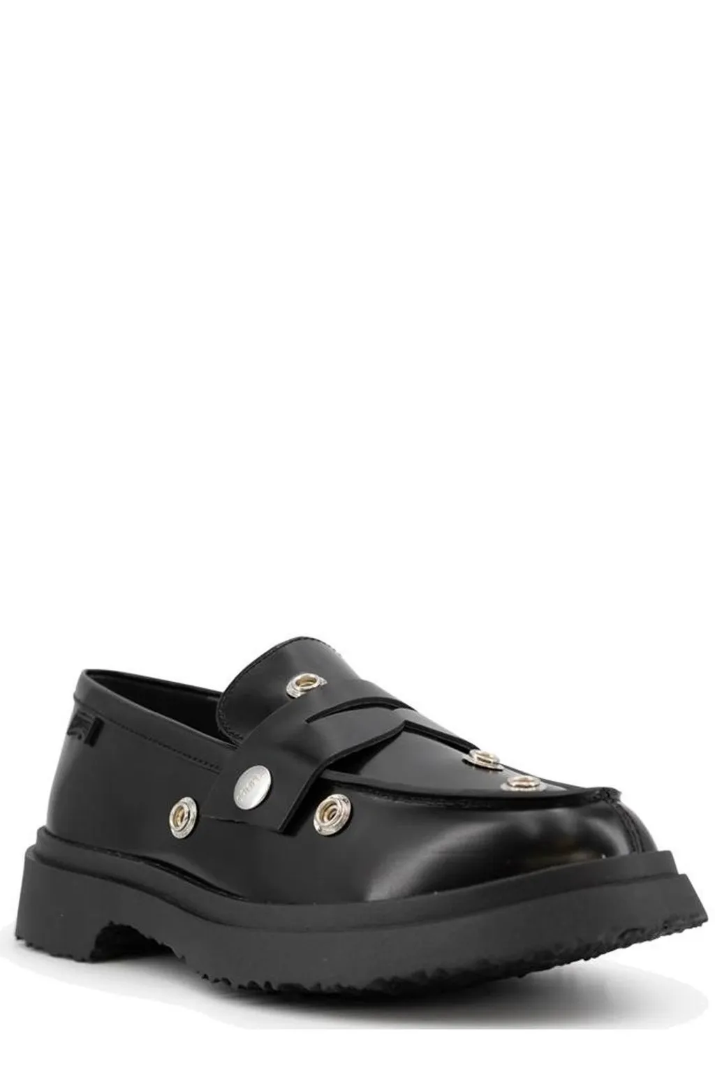 Press-Stud Detailed Slip-On Moccasins