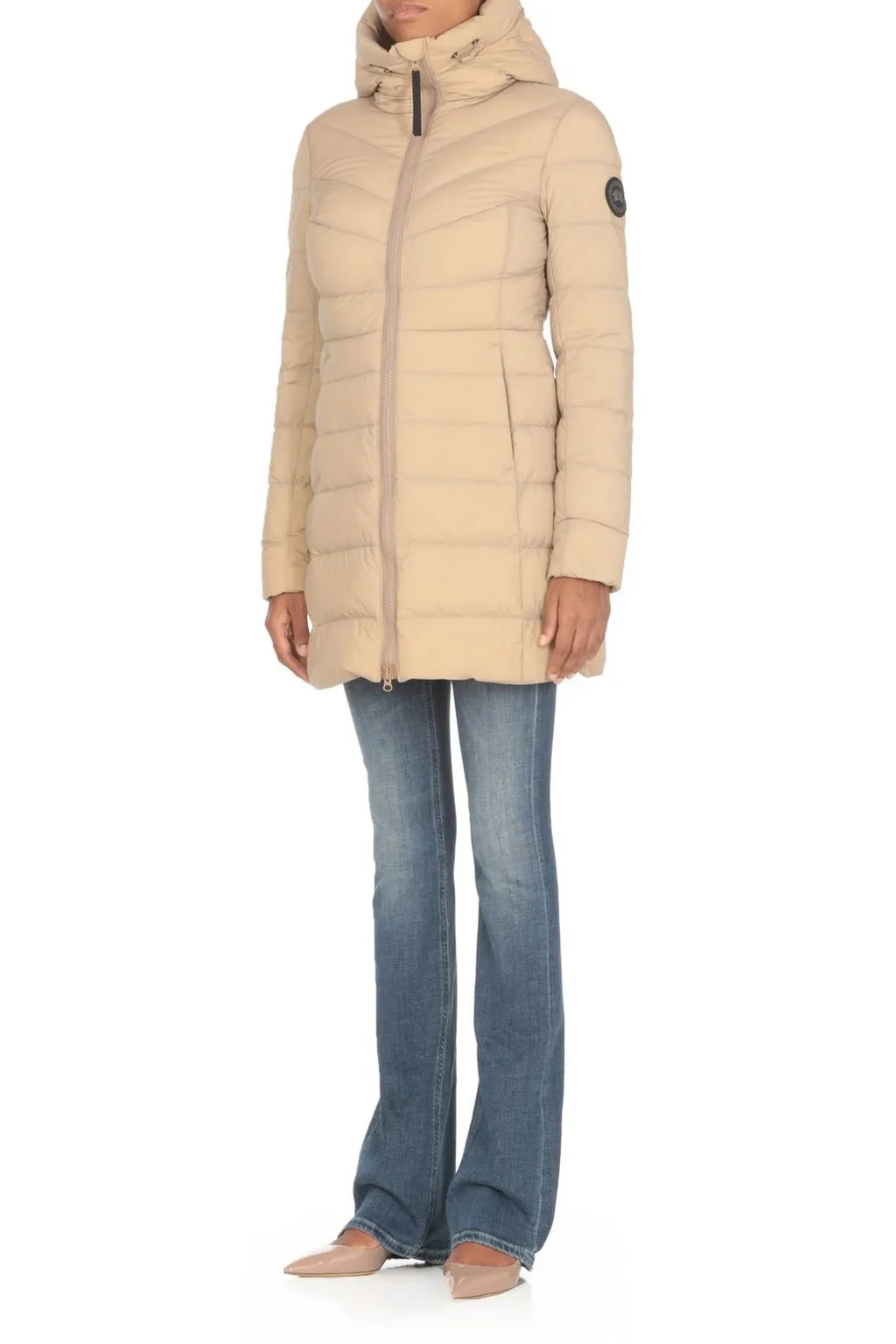 Clair Zip-Up Down Jacket