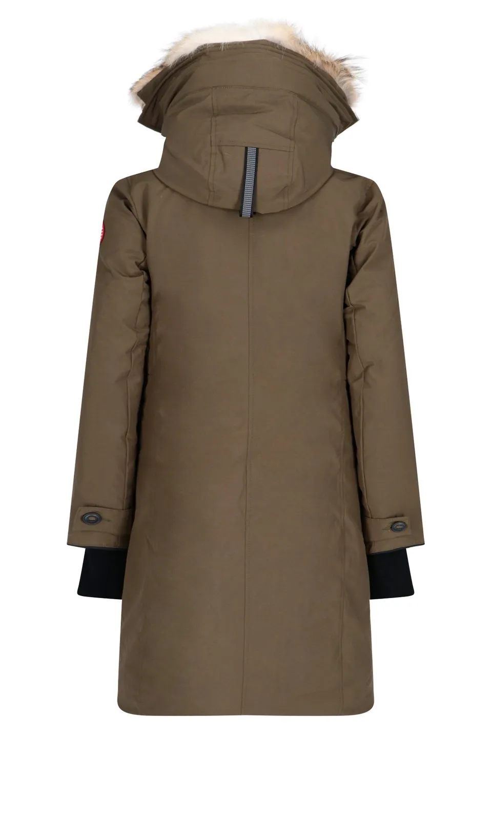 Logo Patch Long-Sleeved Coat