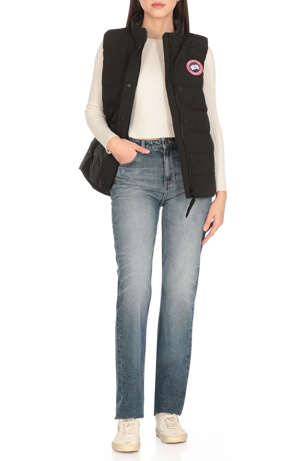 Zip-Up Padded Vest