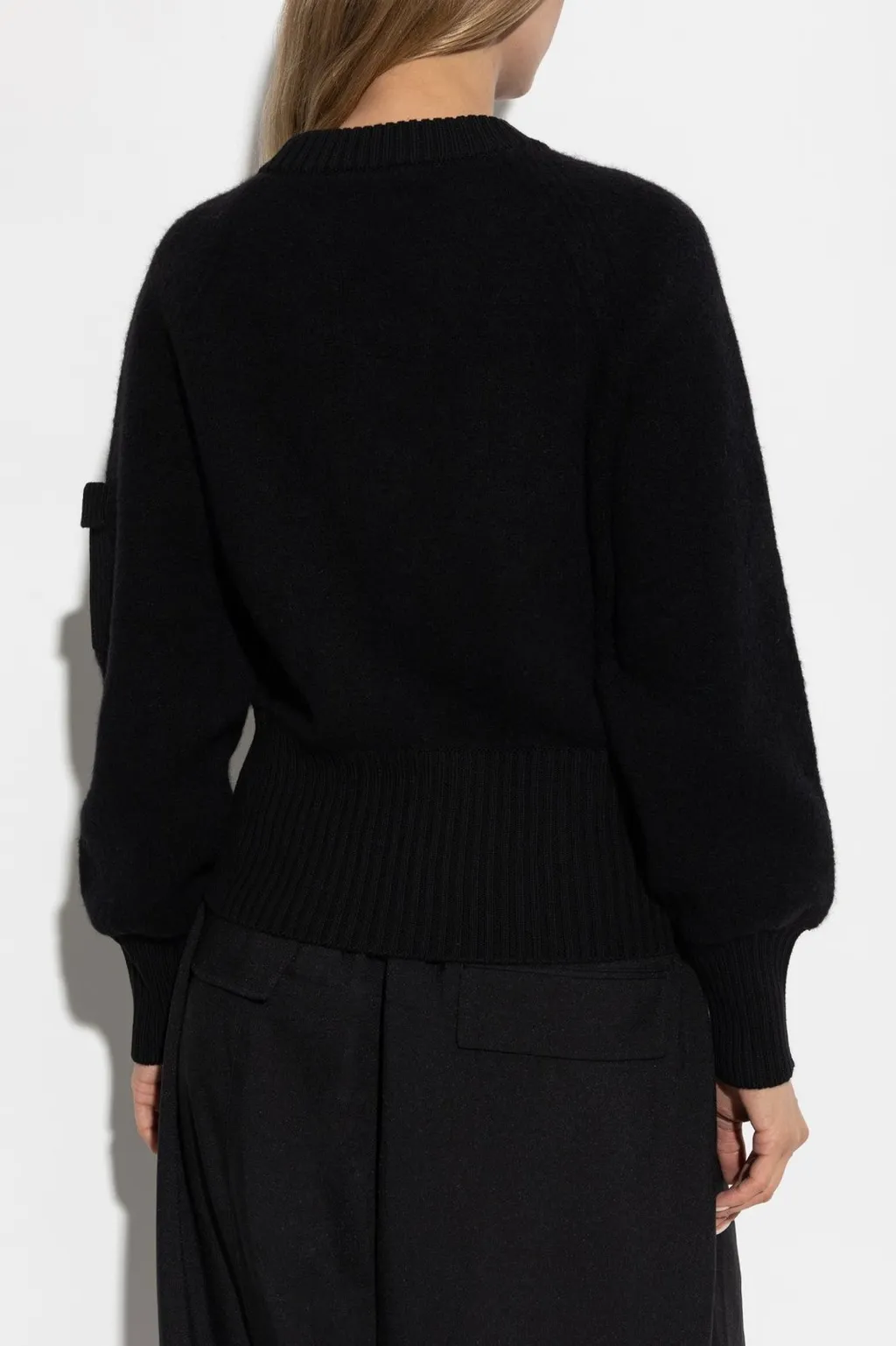 Logo Plaque Knitted Jumper