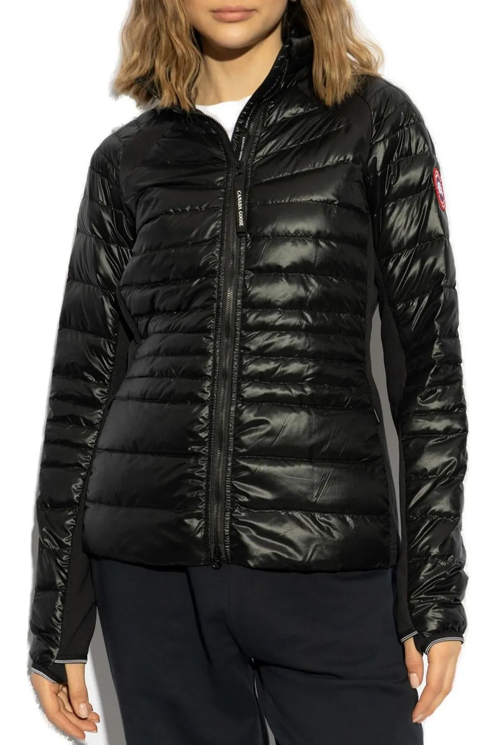 Logo Patch Quilted Jacket
