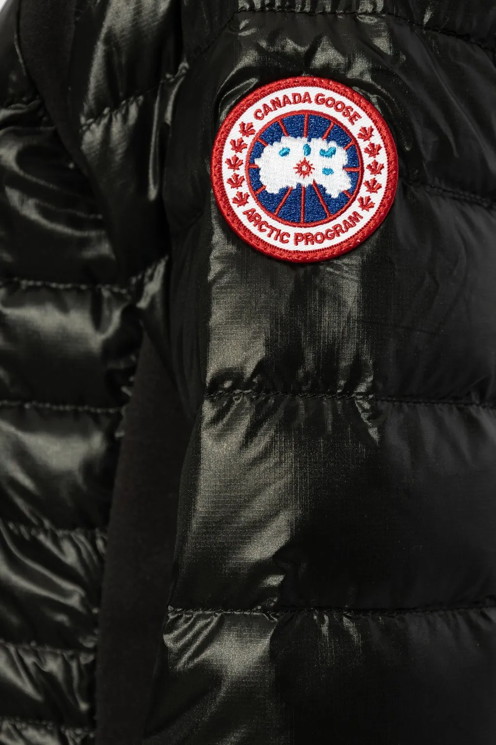 Logo Patch Quilted Jacket