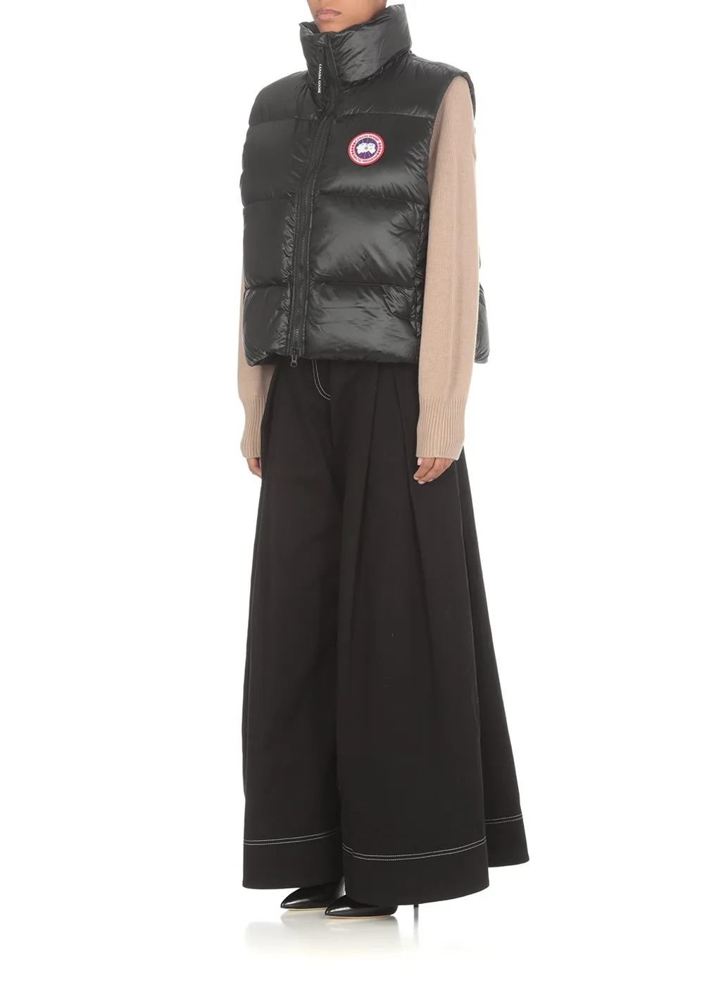 Cypress Logo-Patch Zipped Puffer Gilet