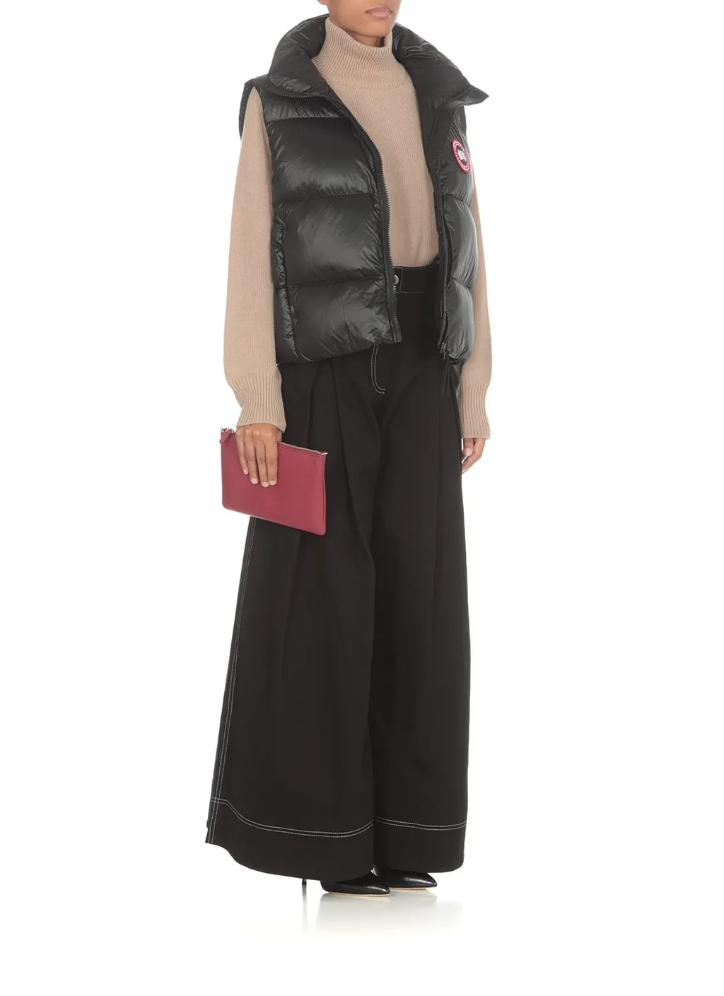 Cypress Logo-Patch Zipped Puffer Gilet