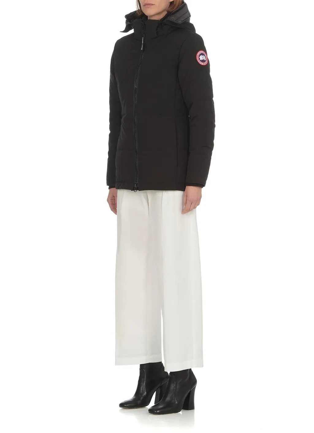 Chelsea Front-Zip Hooded Parka