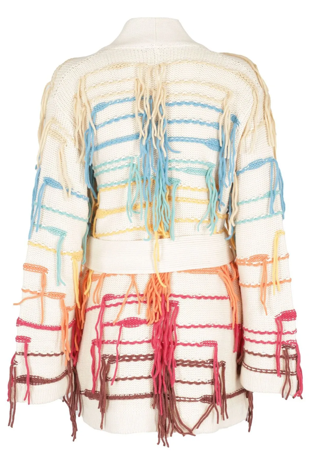 Psychedelic Fringe Cardigan