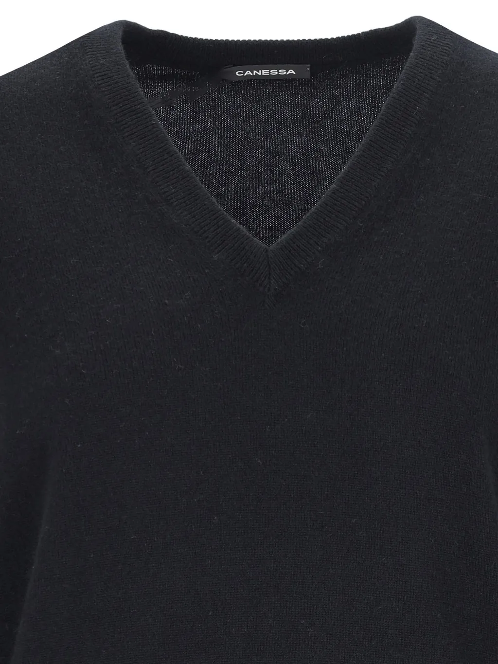 V-Neck Knit Sweater