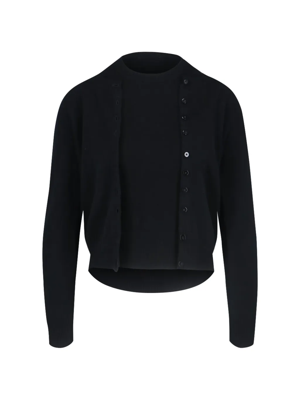 Button-Up Knit Cardigan