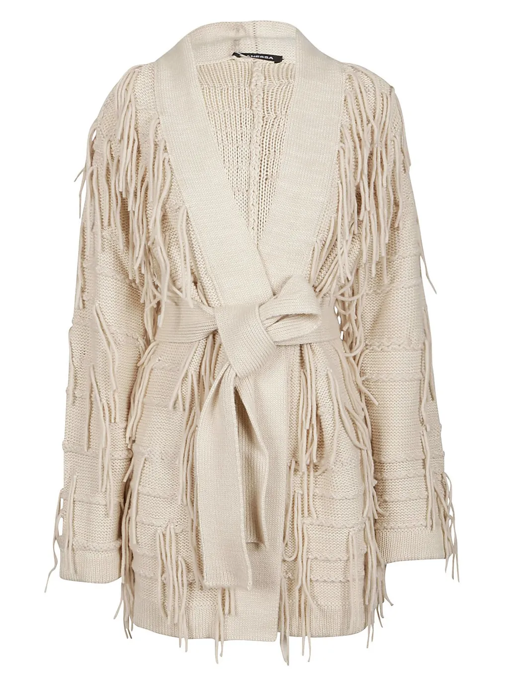 Fringe Knit Cardigan