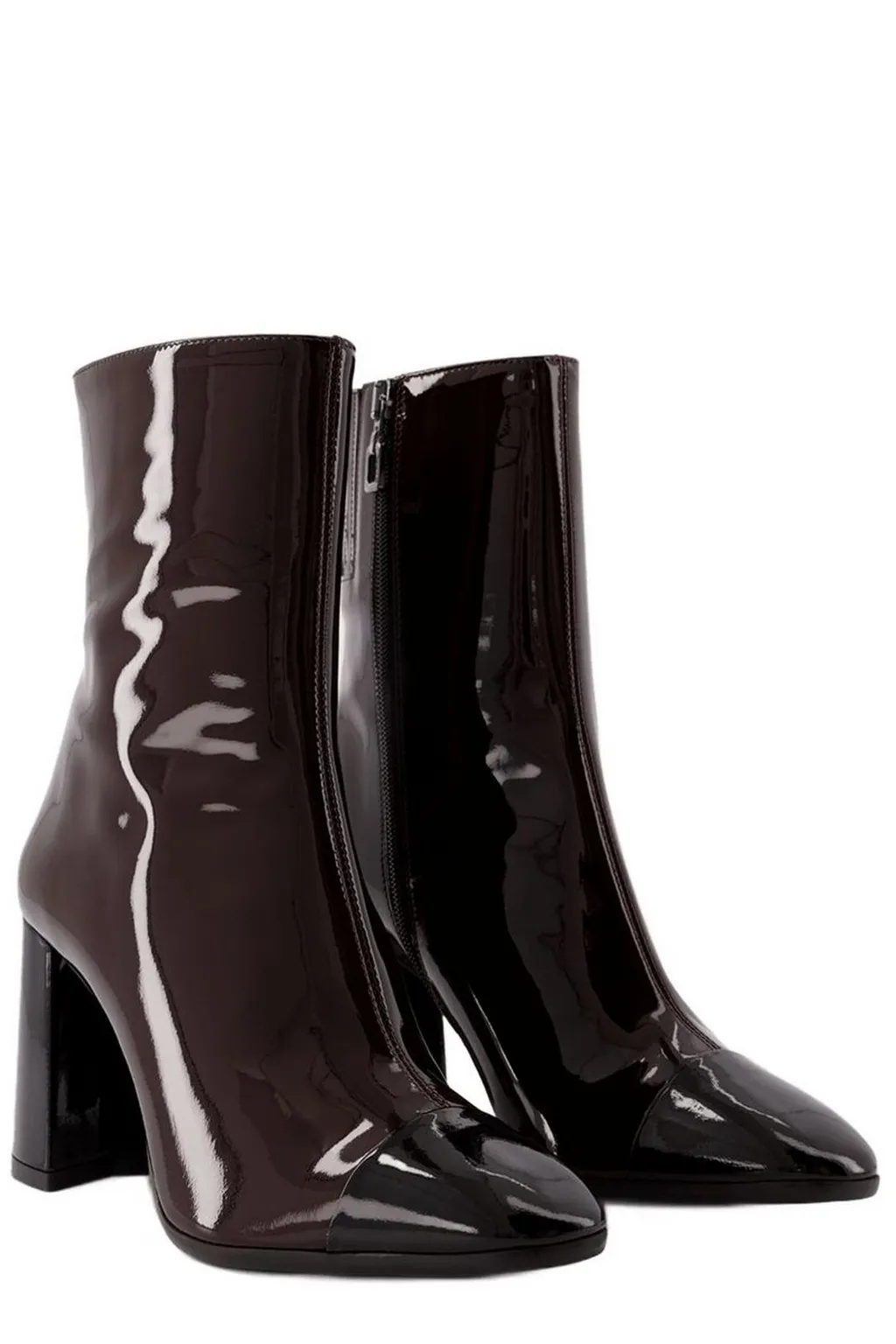 Donna Zip-Up Ankle Boots