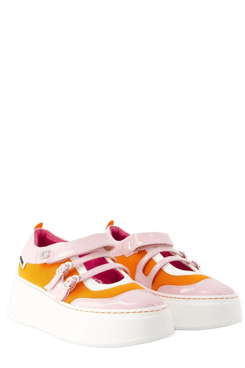 Baskina Logo Plaque Buckled Sneakers