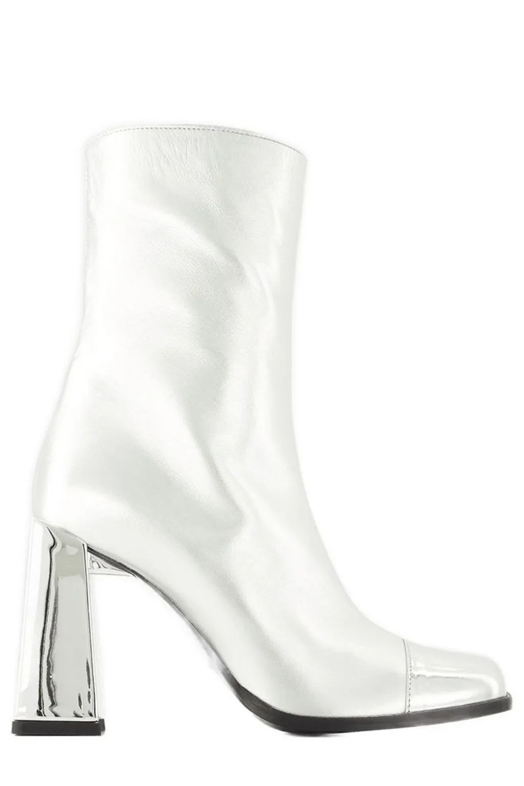 Moon Zip-Up Heeled Boots