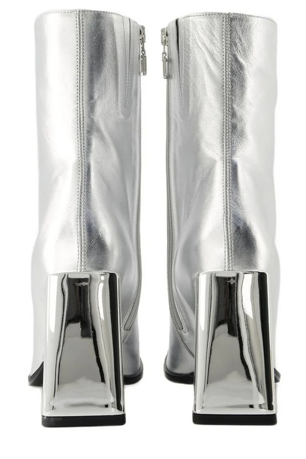 Moon Zip-Up Heeled Boots
