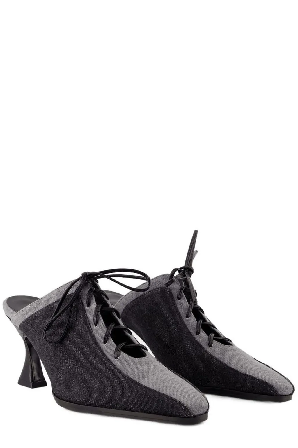 Corset Lace-Up Pumps