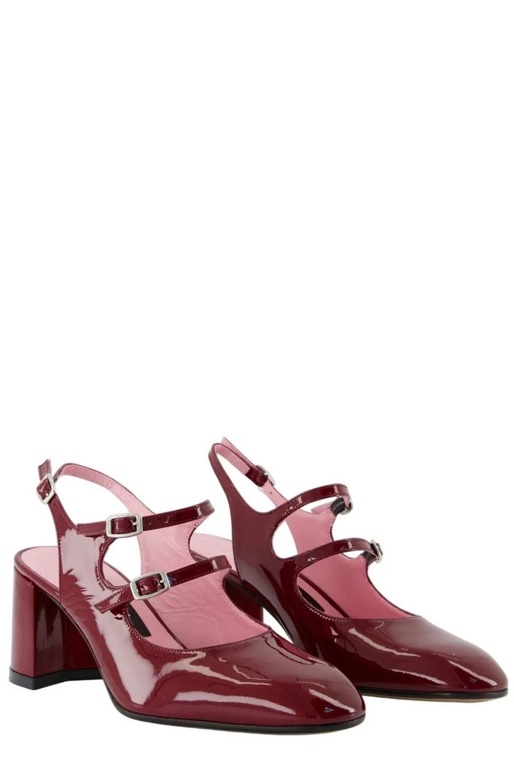 Banana Block Heel Slingback Pumps