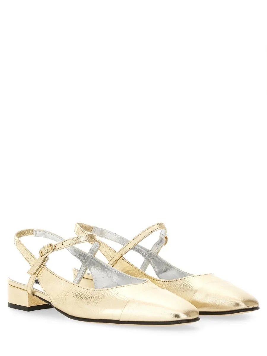 Ocean Slingback Flat Shoes