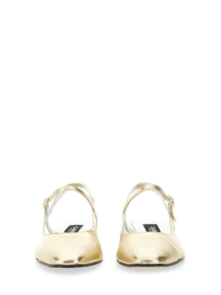 Ocean Slingback Flat Shoes