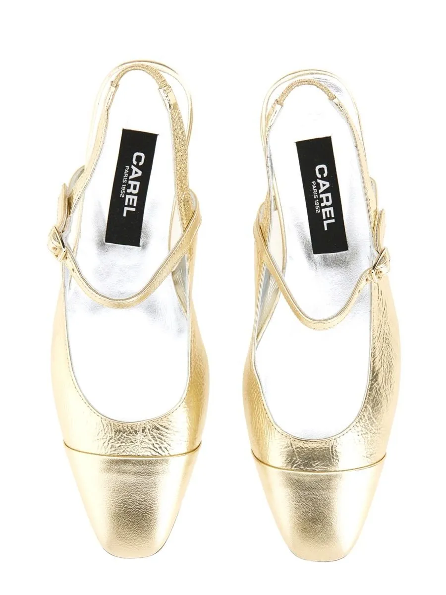 Ocean Slingback Flat Shoes