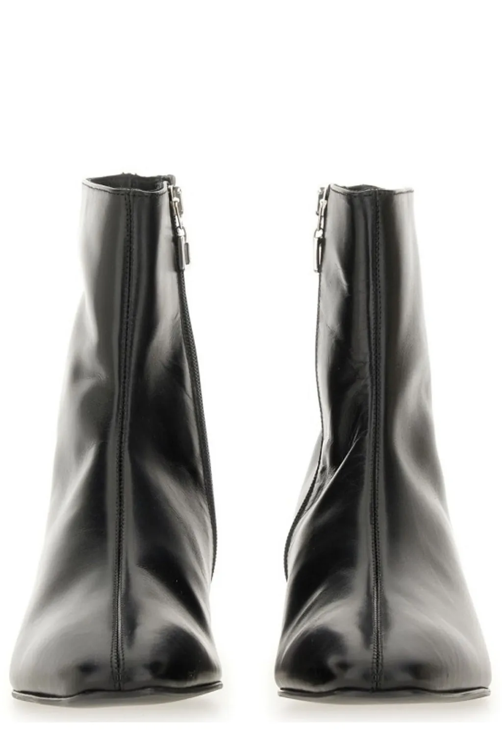 Pointed Toe Zipped Boots