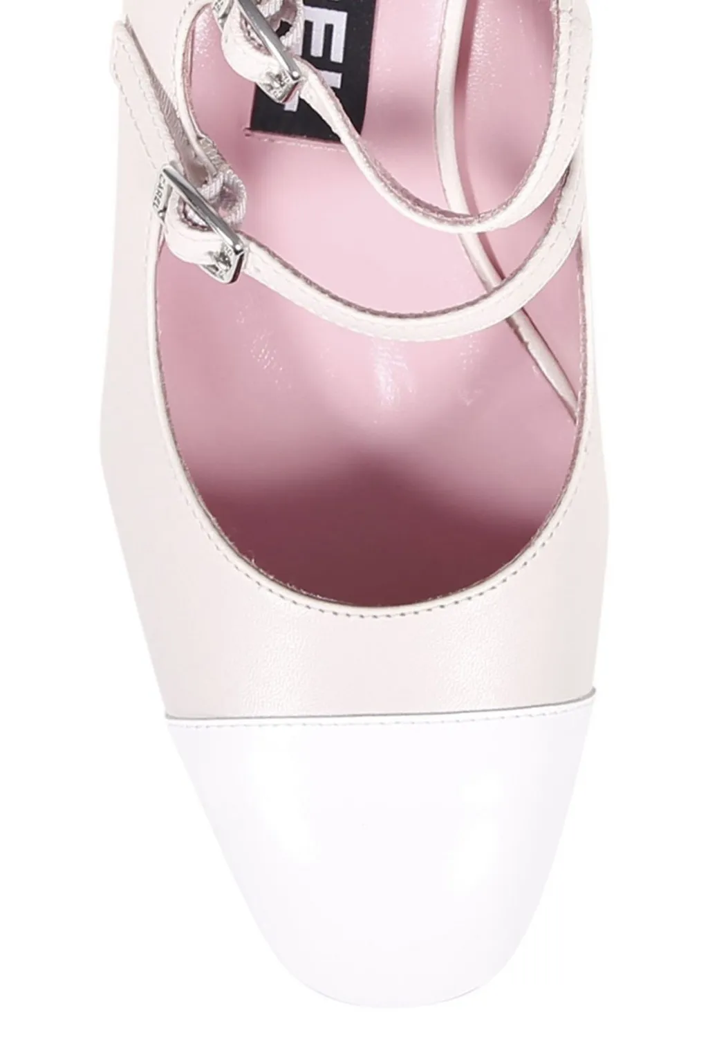 Paris Cherry Square Toe Pumps