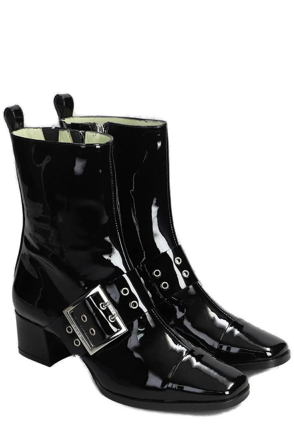 Rock Heeled Ankle Boots