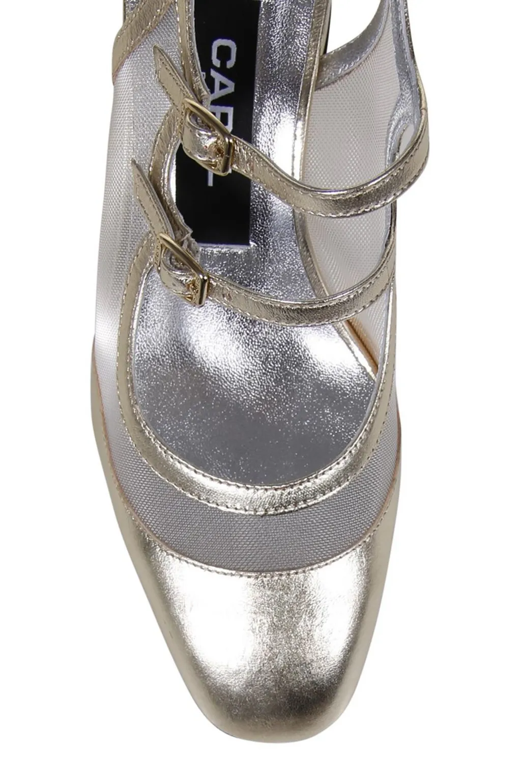 Bananight Laminated Slingback Mary Janes