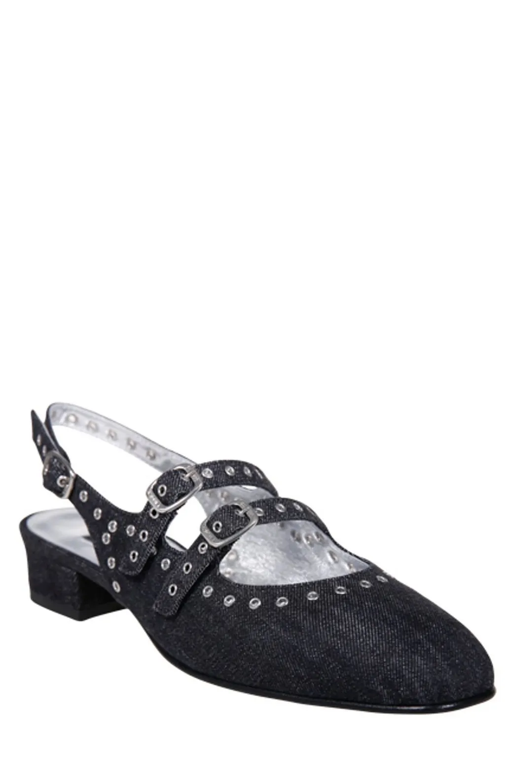 Queen Buckled Ballet Flats