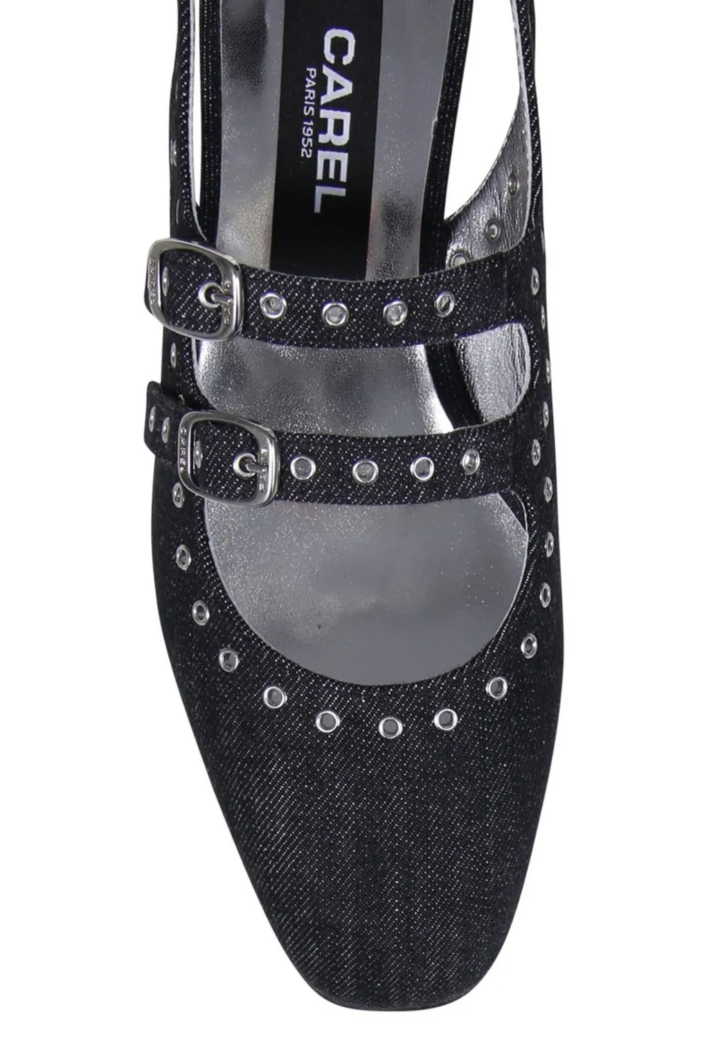 Queen Buckled Ballet Flats