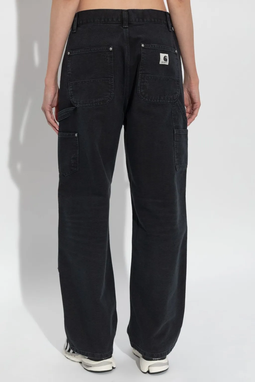 Logo Patch Double-Knee Trousers