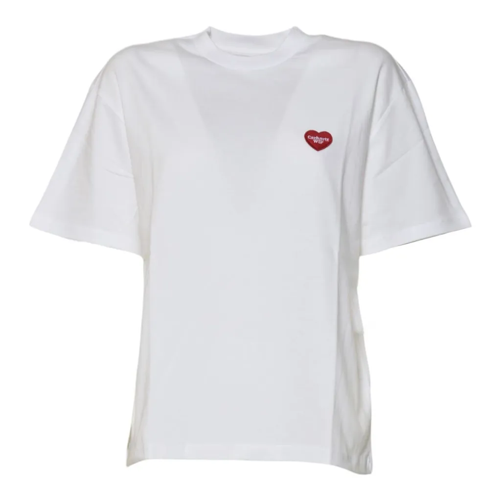 Heart Patch Crewneck T-Shirt