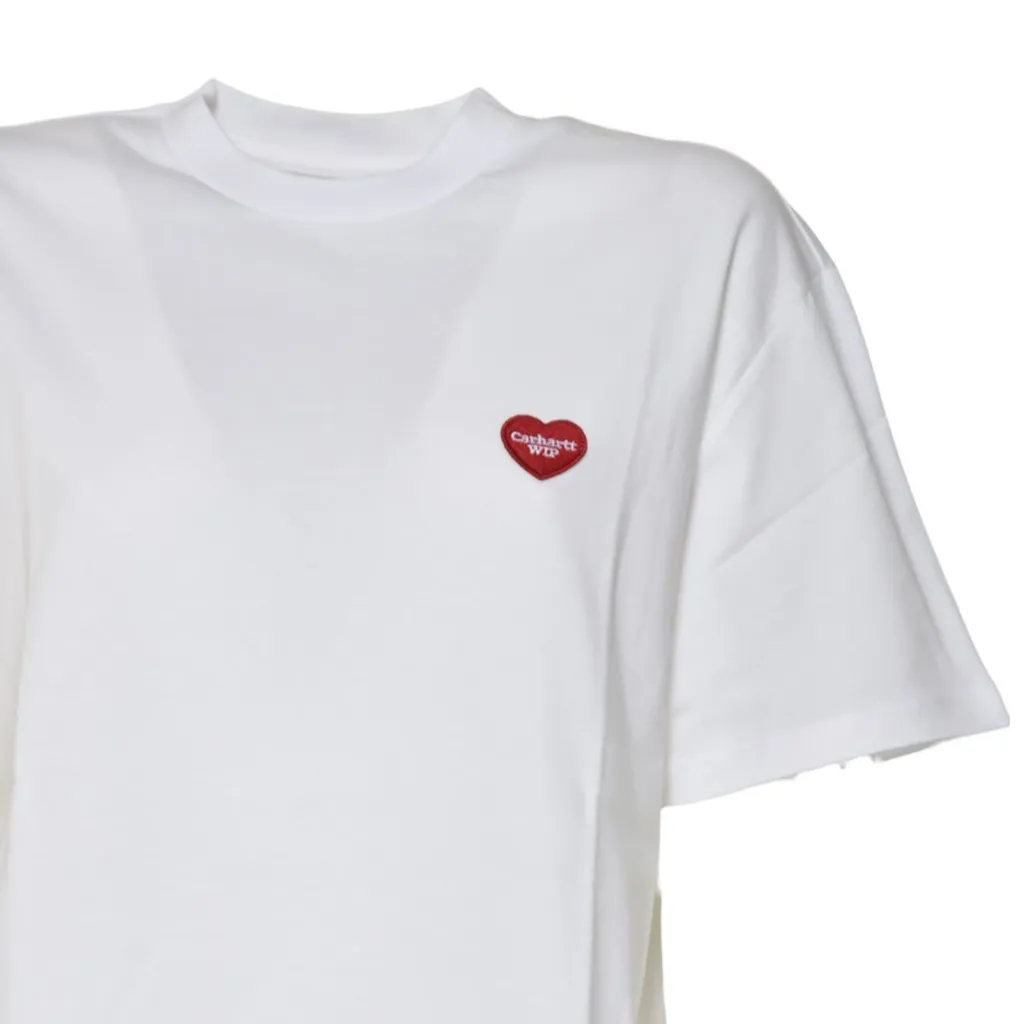 Heart Patch Crewneck T-Shirt
