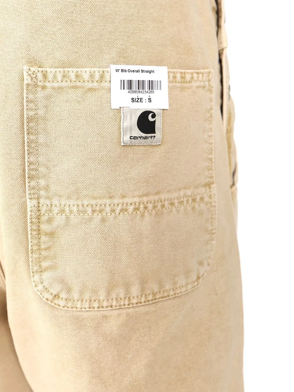 W' Bib Overall Straight Jumpsuit