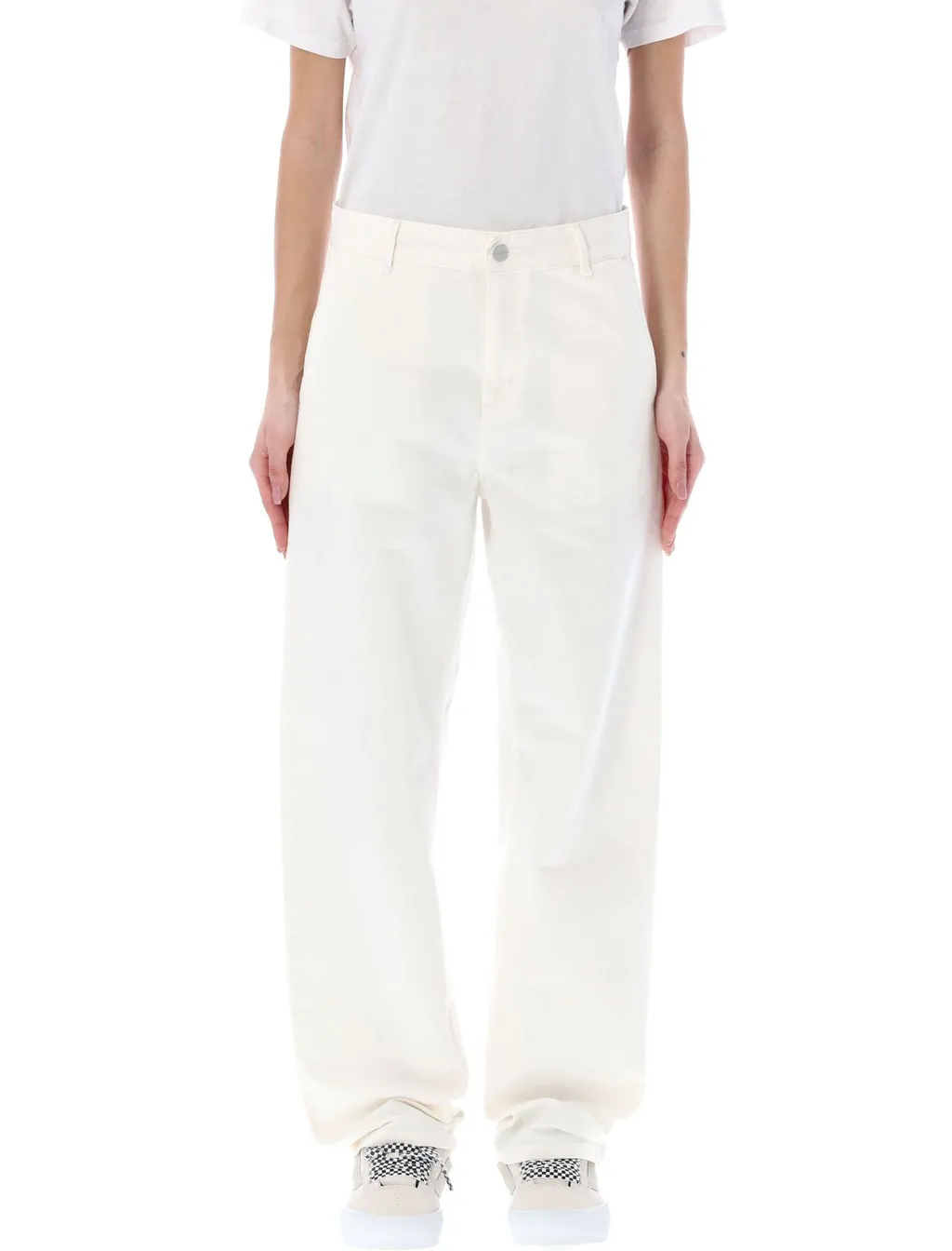 Logo-Patch Straight-Leg Jeans