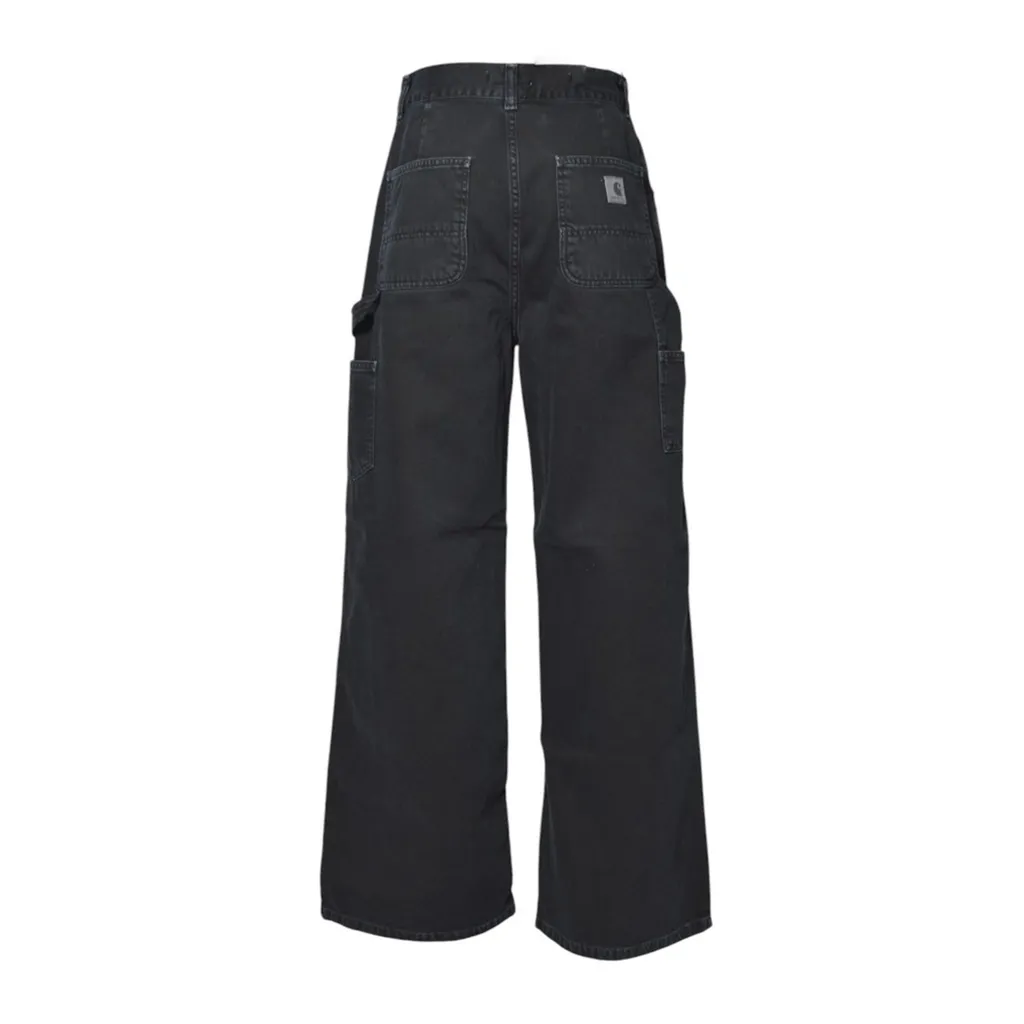 Logo Patch Wide-Leg Jeans