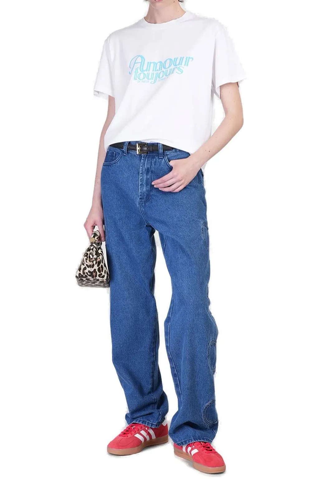 Country Crush Heart Patch Jeans