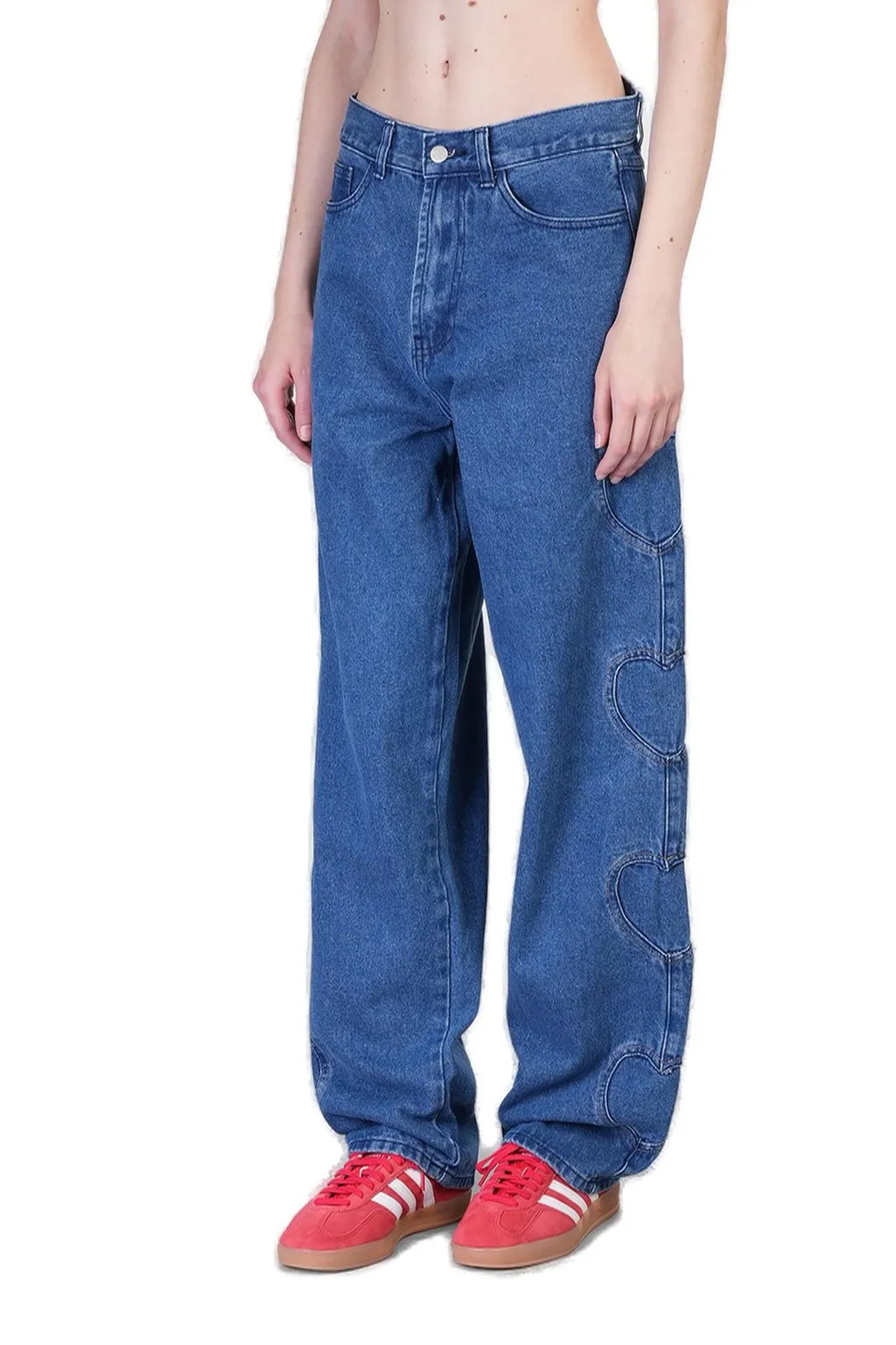 Country Crush Heart Patch Jeans