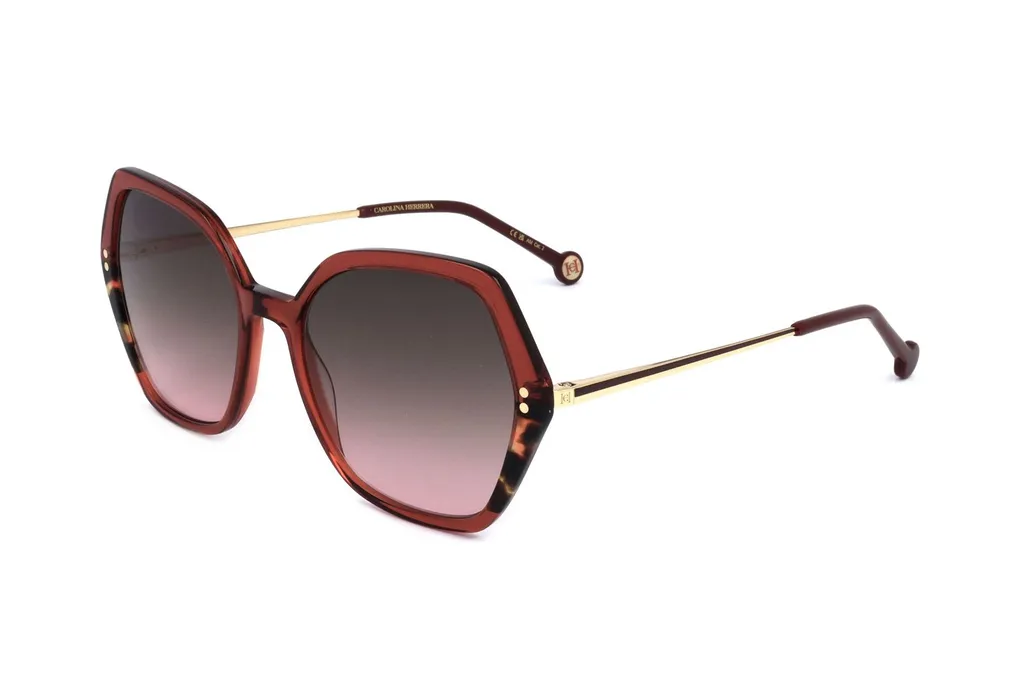 Geometric Frame Full Rim Sunglasses