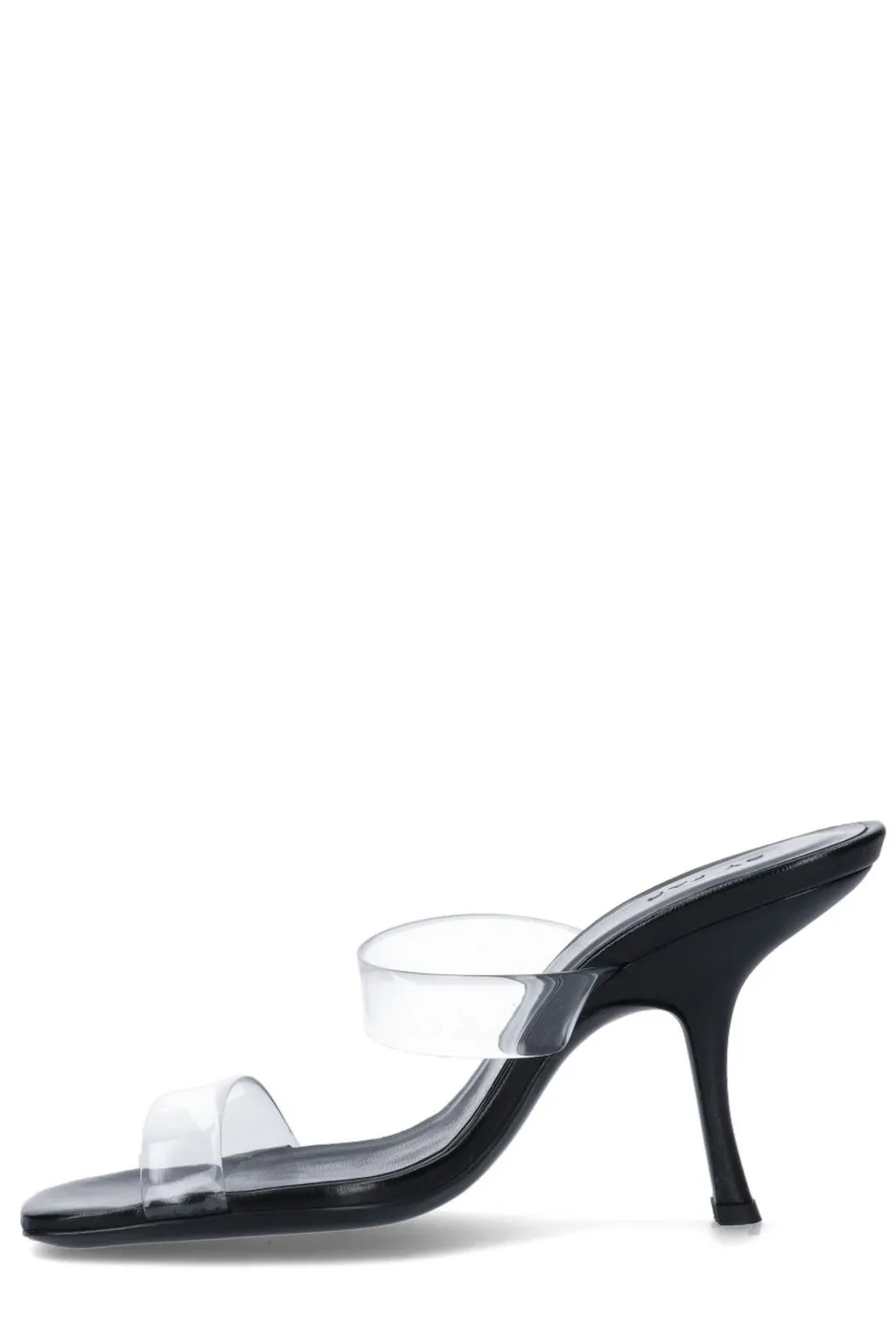 Clara Square Toe Heeled Mules