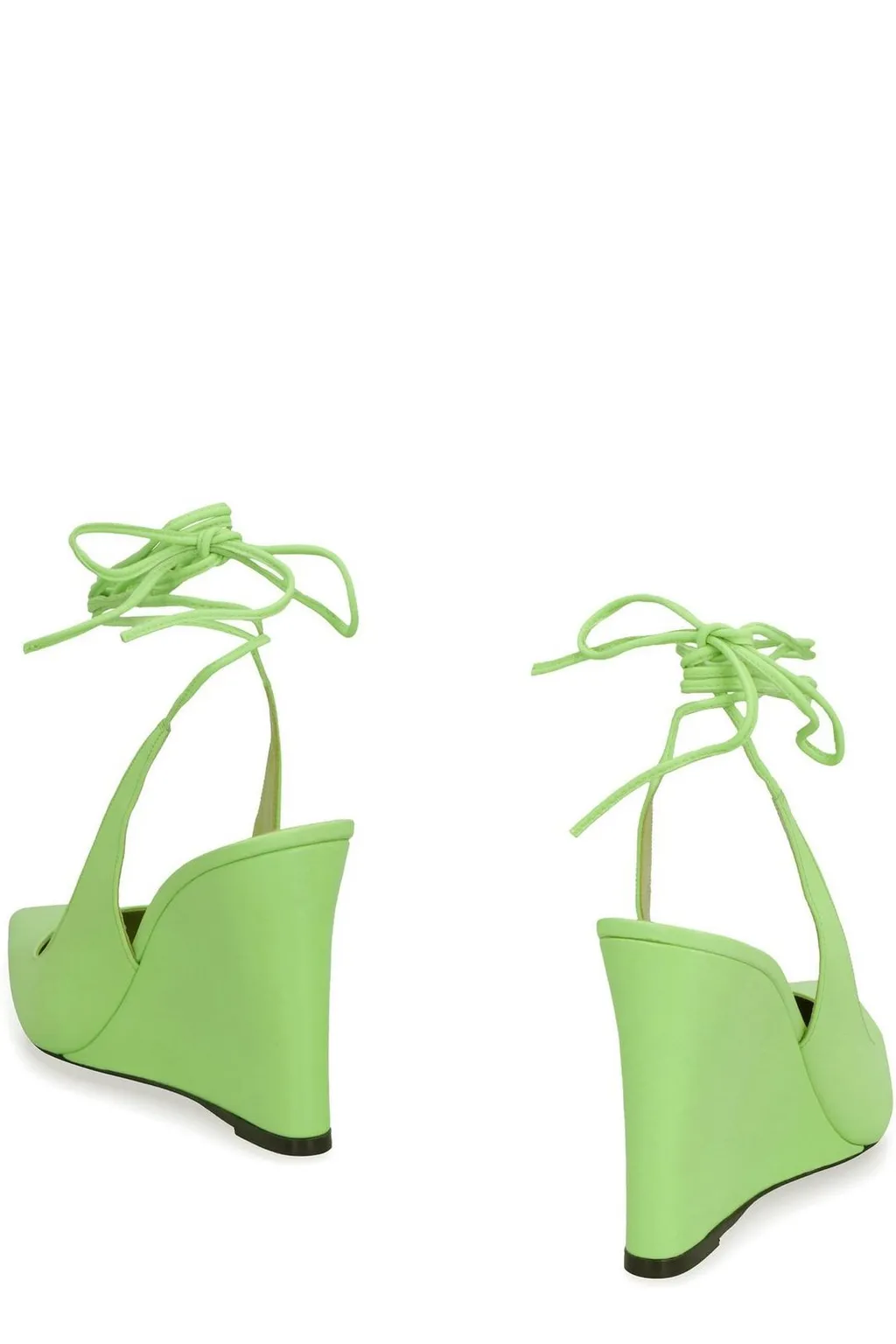 Vaughn Tie-Fastening Wedge Pumps
