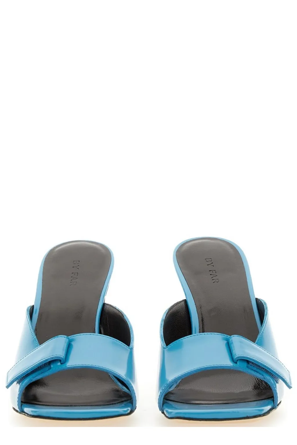 Squared-Toe Stiletto Heel Sandals