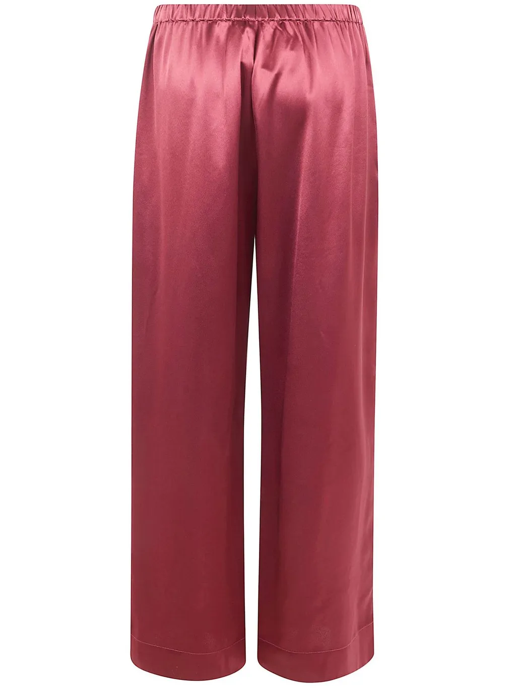 Cabello Wide Leg Satin Trousers