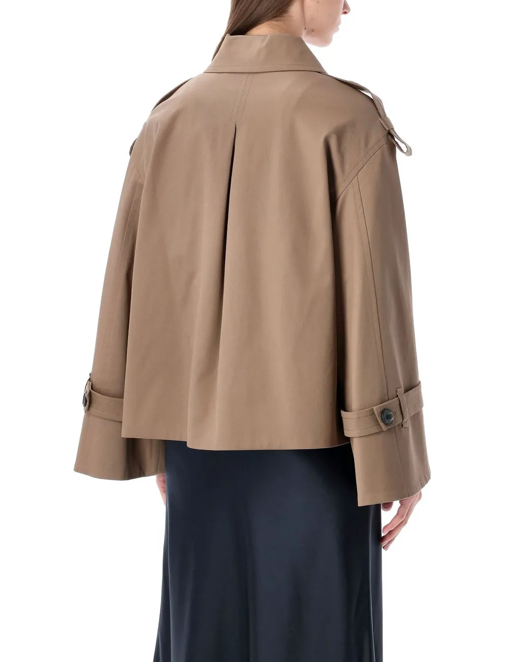Alisandra Double-Breasted Trench Coat