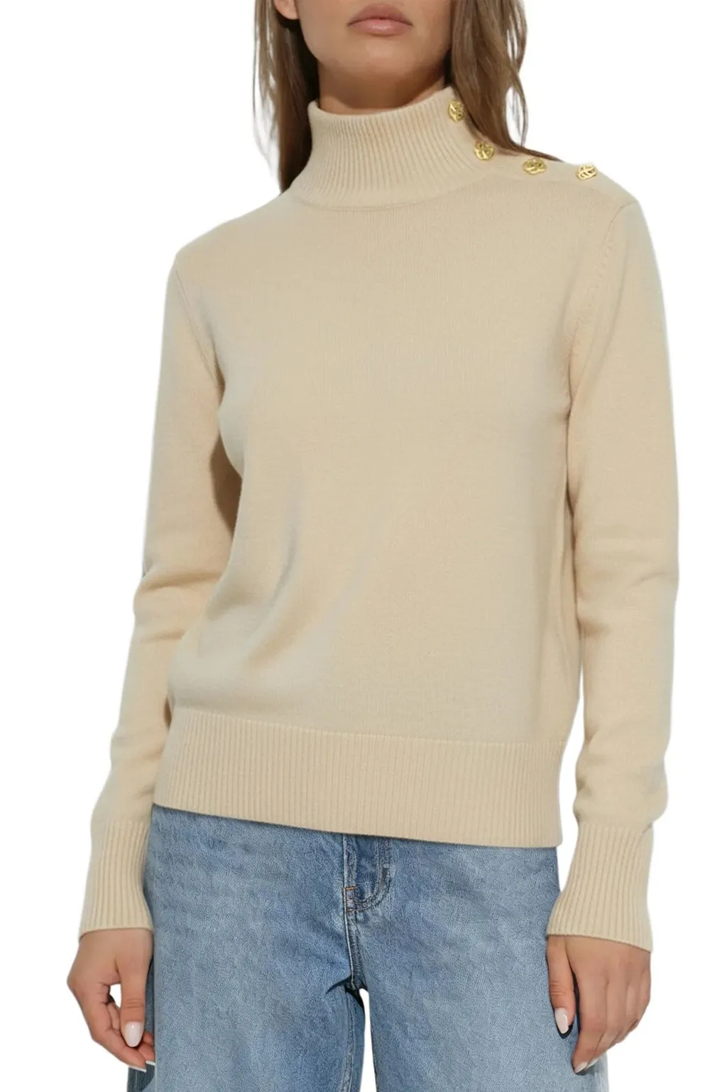 Button-Detail Knitwear