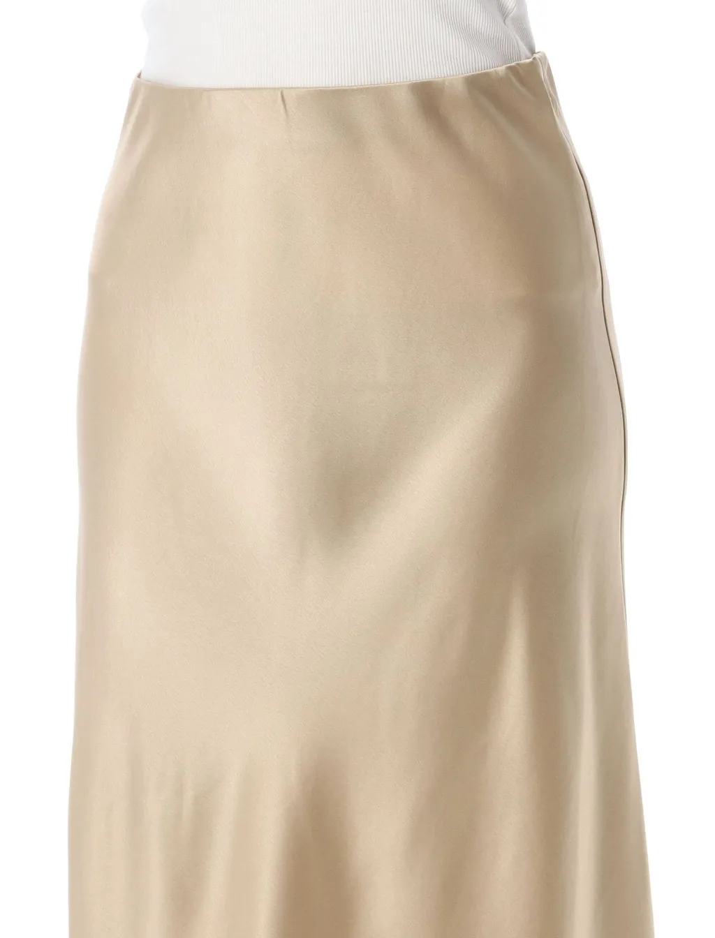 Barbara Satin Maxi Skirt