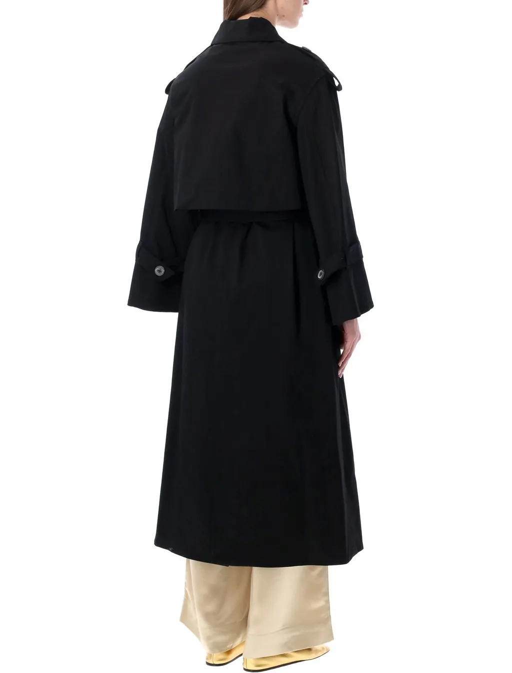 Alaya Double-Breasted Trench Coat
