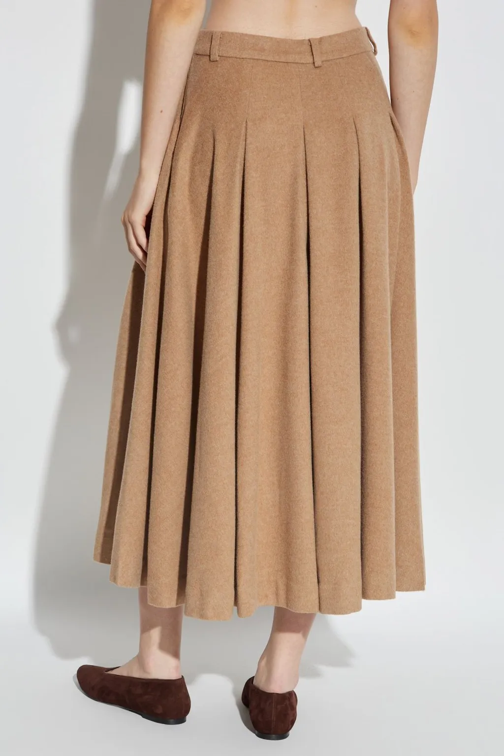 Eden Pleated Midi Skirt