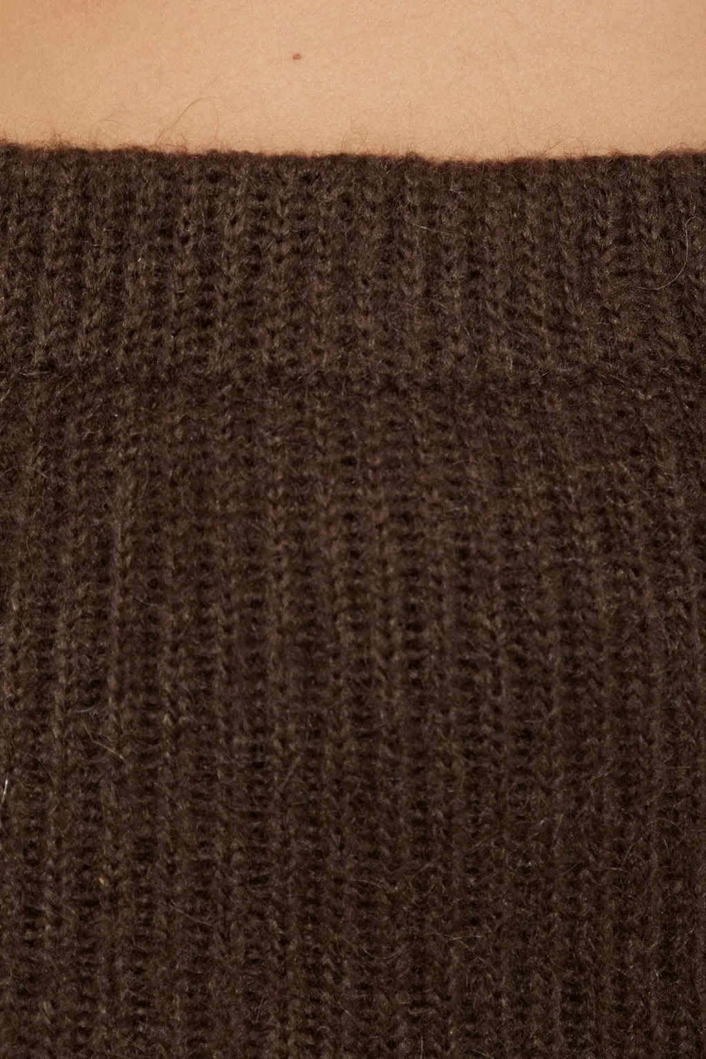 Dox Flared Knitted Mini Skirt
