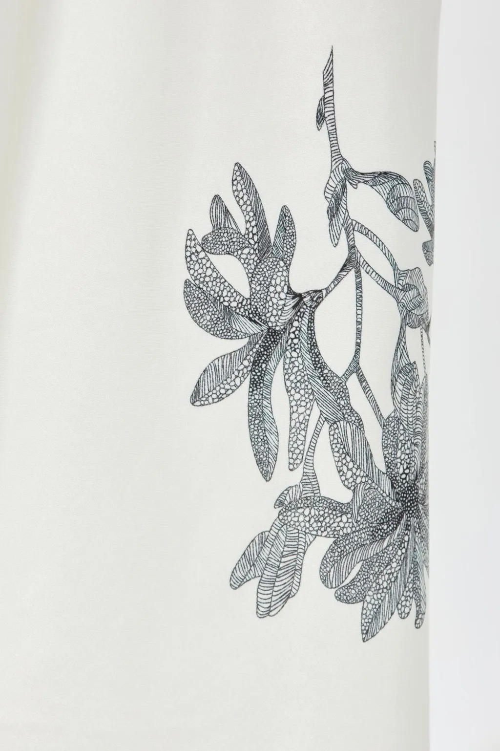 Boshan Floral Printed Midi Skirt